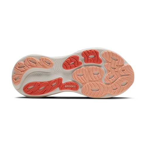 Brooks Women’s Adrenaline GTS 25 Supportive Running & Walking Shoe - Peach Echo/Coconut - 5.5 Medium - alternate view 7