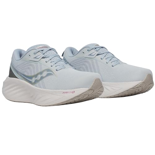 Saucony Women's Triumph 22 Sneaker, Vapor/Moon, 7.5
