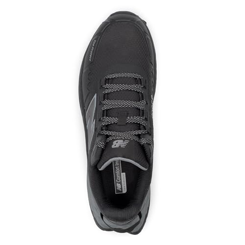 New Balance Fresh Foam Cremorne Composite Toe Safety Shoes for Men - Non Slip, Electrical Hazard - Black/Grey, Low Rise