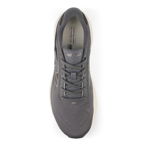 New Balance Men's Fresh Foam 680 V9 Running Shoe, Castlerock/Faded Black, 11