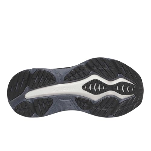 Saucony Womens Hurricane 25, Black/Shadow, 8.5