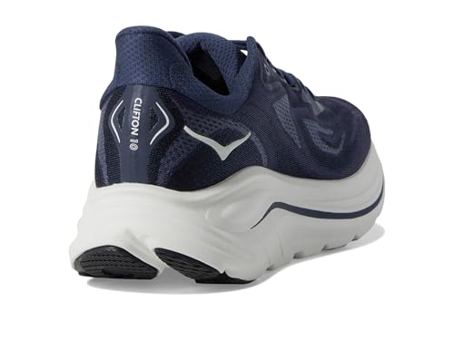 HOKA Mens Clifton 10 Navy/White Size 9 US