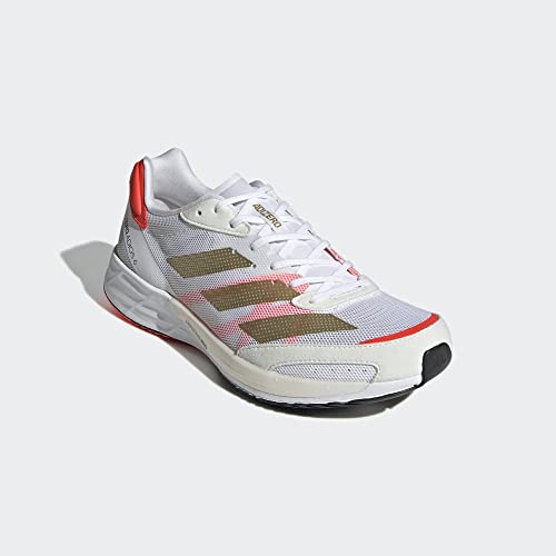 adidas Adizero Adios 6 Womens Shoes Size 5.5, Color: White/Gold/Red