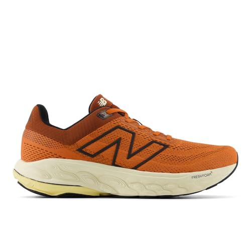 New Balance Men's Fresh Foam X 860 V14 Running Shoe, Infield Clay/Relic Brown/Black, 10.5