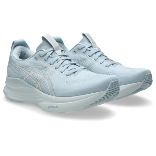 ASICS Women's Gel-Kayano 32 Running Shoes, 9, Sky/Pure Silver