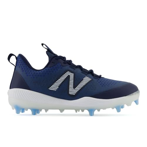 New Balance Men's FuelCell COMP V3 Baseball Shoe, Team Navy/White, 11 M