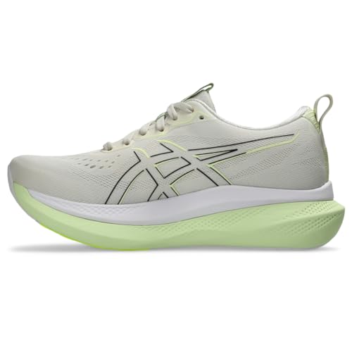 ASICS Women's GLIDERIDE MAX Running Shoe, 8, Birch/Black