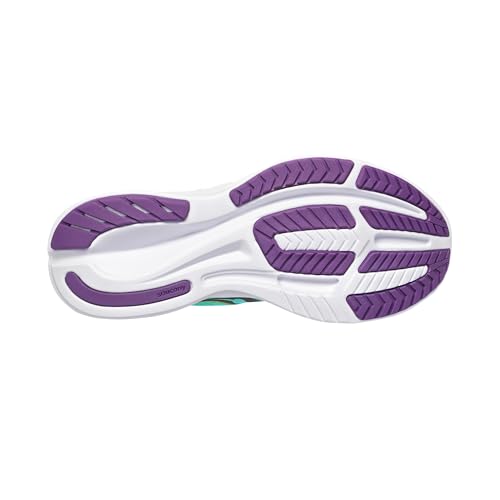 Saucony Women's Ride 15 Running Shoe, Cool Mint/Acid, 11.5