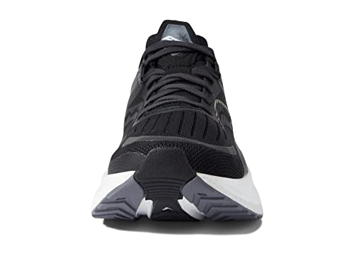 Saucony Women's Tempus Sneaker, Black/Fog, 8