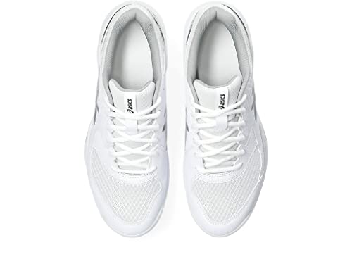 ASICS Men's Gel-Dedicate 8 Tennis Shoes, 12, White/Black