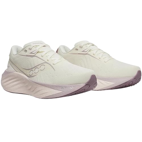 Saucony Women's Triumph 22 Sneaker, Vanilla, 8.5
