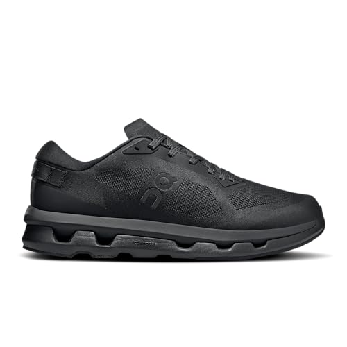 On Men's Cloudzone Sneakers, Black/Eclipse, 10.5 Medium US