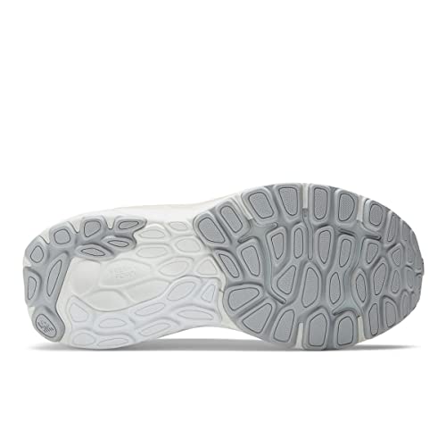 New Balance Women's Fresh Foam X 860 V13, White/Light Aluminum, 5 Wide