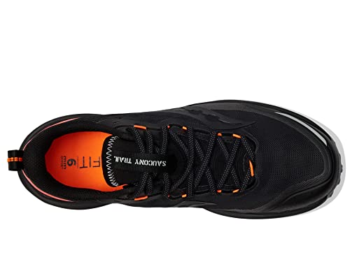 Saucony Men's Xodus Ultra 2 Sneaker, Black/Viziornge, 7