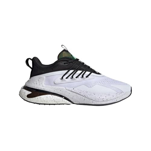 adidas Unisex-Adult Alphaboost V2, White/White/Black, 14