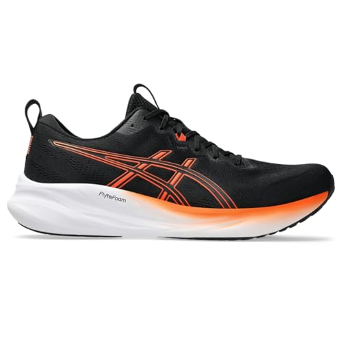 ASICS Men's Gel-Pulse 16 Running Shoes, 13, Black/NOVA Orange