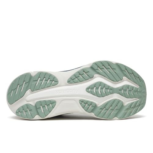 Saucony Men's Hurricane 25 Sneaker, Dusk/Iceberg, 12.5