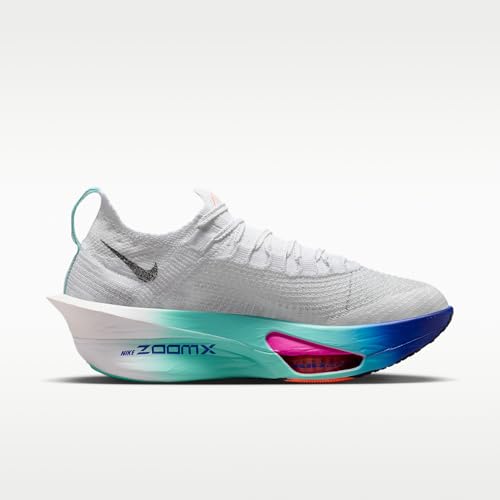 Nike Alphafly 3 Women's Road Racing Shoes (White/Hyper Turquoise/Concord/Black) Size 11
