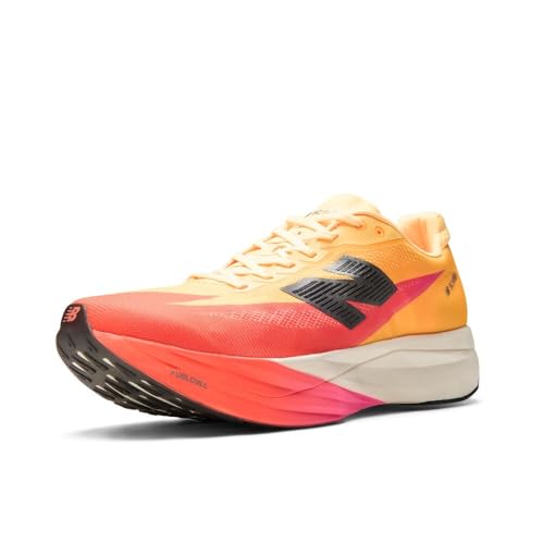 New Balance Mens FuelCell SuperComp Elite v5 Tangerine Heat/White Peach 10 Medium