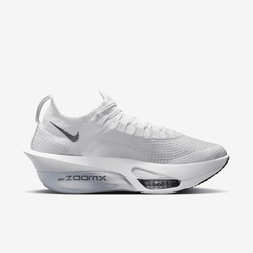 Nike Alphafly 3 Women's Road Racing Shoes (FD8315-102, White/Pure Platinum/Obsidian Mist/Gridiron) Size 5.5