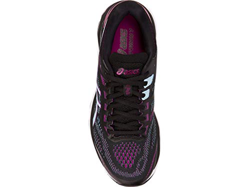 ASICS Women's GT-2000 7 Running Shoes, 5, Black/Skylight