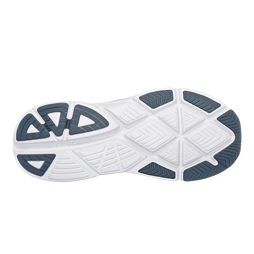 Saucony Men's Guide 17 Sneaker, Flint/Shadow, 12