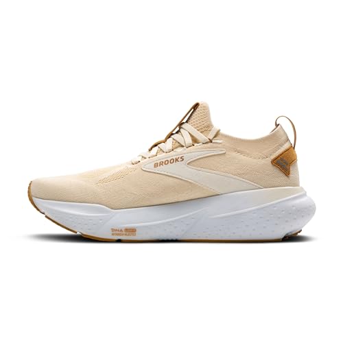 Brooks Women’s Glycerin Stealthfit 21 Neutral Running Shoe - Marshmallow/Cream/Biscuit - 6 Medium