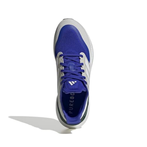 Adidas Mens Pureboost 5 Running, Lucid Blue/White/Collegiate Green, 12