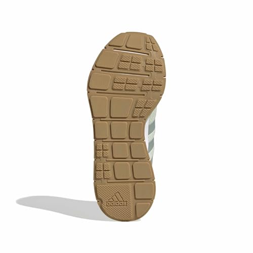 adidas Women's Swift Run 1.0, Linen Green/White, 9.5