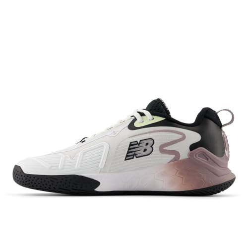 New Balance Men's Fresh Foam X CT-Rally V1 Hard Court Tennis Shoe, Sea Salt/Marsh Green, 15 W