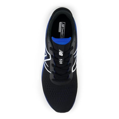 New Balance Men's 520 V8 Running Shoe, Blue Oasis/Black/White, 12