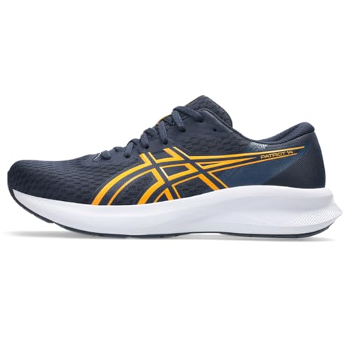 ASICS Men's Patriot 14 Running Shoes, 7, Midnight/YAMABUKI