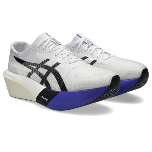 ASICS Unisex METASPEED Edge Tokyo Running Shoes, 11.5M / 13W, White/Cobalt Burst