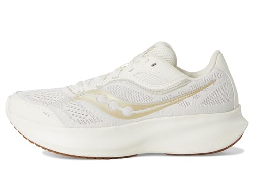 Saucony Women's Cohesion 18 Sneaker, Almond/Gum, 9 Wide