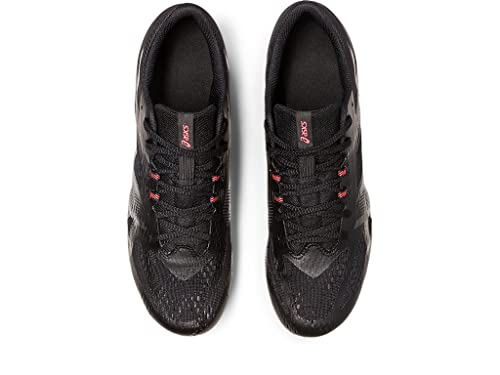 ASICS Unisex Hyper MD 8 Track & Field Shoes, 5M / 6.5W, Black/Gunmetal