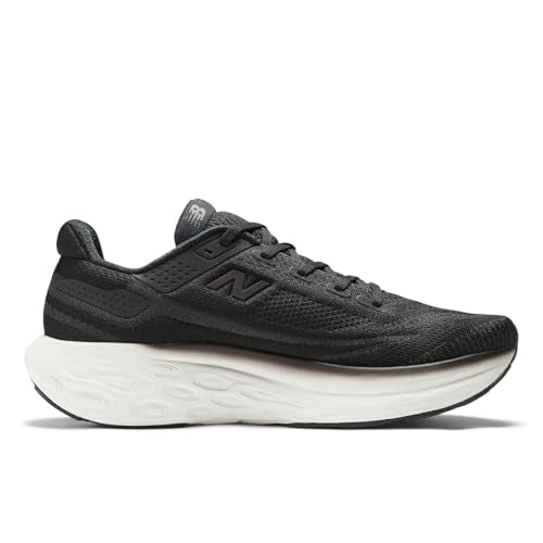 New Balance Men's Fresh Foam X 1080 V13 Running Shoe, Black/White, 10 N