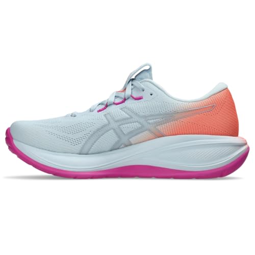 ASICS Women's Gel-Cumulus 28 Running Shoes, 7.5, Sky/Sun Coral