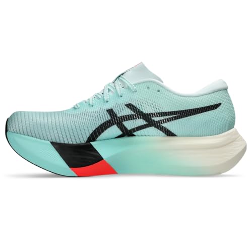 ASICS Unisex METASPEED Edge Running Shoes, 10M / 11.5W, Illuminate Mint/Black