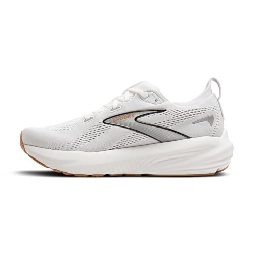 Brooks Women’s Glycerin 22 Neutral Running Shoe - White/Grey/Black - 10.5 Medium