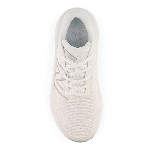 New Balance Women's Fresh Foam X Kaiha Road V1 Running Shoe, White/Quartz Grey/Silver Metalic, 8 W