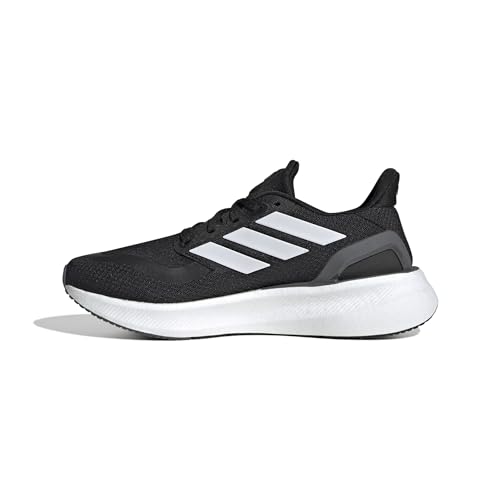 Adidas Women's Pureboost 5, Black/White/Grey, 8
