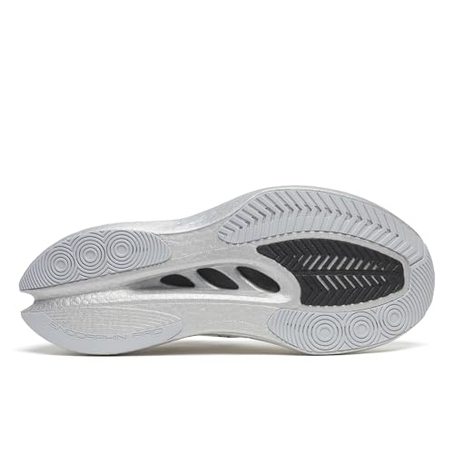 Saucony Men's Endorphin Pro 5 Sneaker, White/Black, 8.5