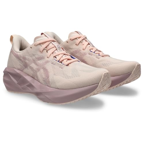 ASICS Women's NOVABLAST 5 Running Shoes, 9.5, Pearl Pink/MORGANITE