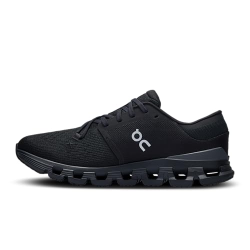 On Womens, Cloud X 4 Black/Eclipse 8.5 Medium