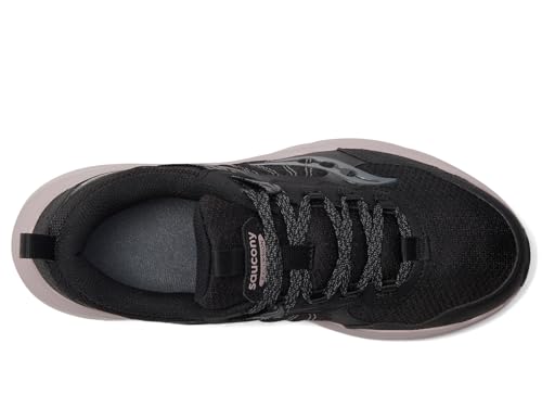 Saucony Women's Excursion Tr17 Sneaker, Black/Woodrose, 9