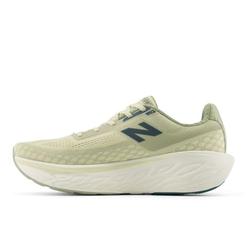 New Balance Men's Fresh Foam X 1080 V14 Running Shoe, Pale Moss/New Spruce/Linen, 11.5 M