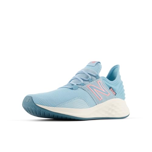 New Balance Kid's Fresh Foam Roav V1 Lace-Up Running Shoe, Cloud Blue/Taffy Blue, 13.5 Little Kid
