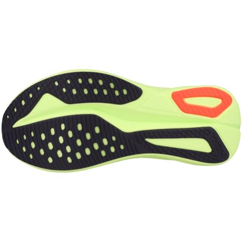 Hoka Men's Mach 7 Sneaker, Frost/Neon Yuzu, 11