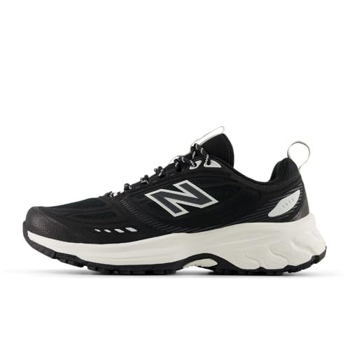 Women's New Balance Fresh Foam 410v9 Trail Shoes in Black/Sea Salt alternate view 2