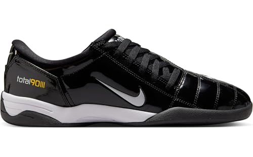 Nike T90 SP, Men's Sneaker, Black, White, Metallic Silver, 9.5